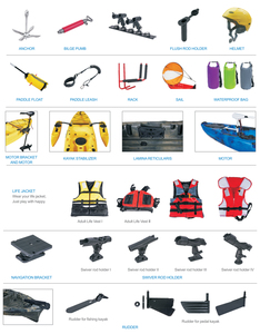 Kayak de Pesca <span class=keywords><strong>con</strong></span> <span class=keywords><strong>Motor</strong></span> de Alta Velocidad de 55 Libras Tipo A <span class=keywords><strong>con</strong></span> Soporte para Tabla de <span class=keywords><strong>Surf</strong></span>, Material de Casco PE para Exteriores - Product Image 6