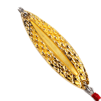 TRY&V OEM Leurre de pêche Luya, cuillère en acier inoxydable lumineuse à paillettes effet écaille de poisson et sangsue, pour pêche au vif, simulation de poisson vif, pour eau douce et achigan