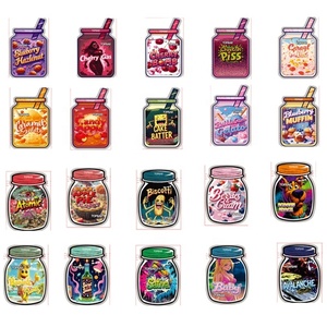 En Stock y Personalizados: Bolsas de Mylar para Empaque de Dulces Comestibles de 600mg, Tipo Cuerda, con Diseño Arcoíris - Product Image 1