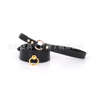 SM sexy leather collar for female BDSM, dog leash, <strong>male</strong> K9 neck brace, <strong>masturbation</strong> adult product, sexy. - Product Image 1