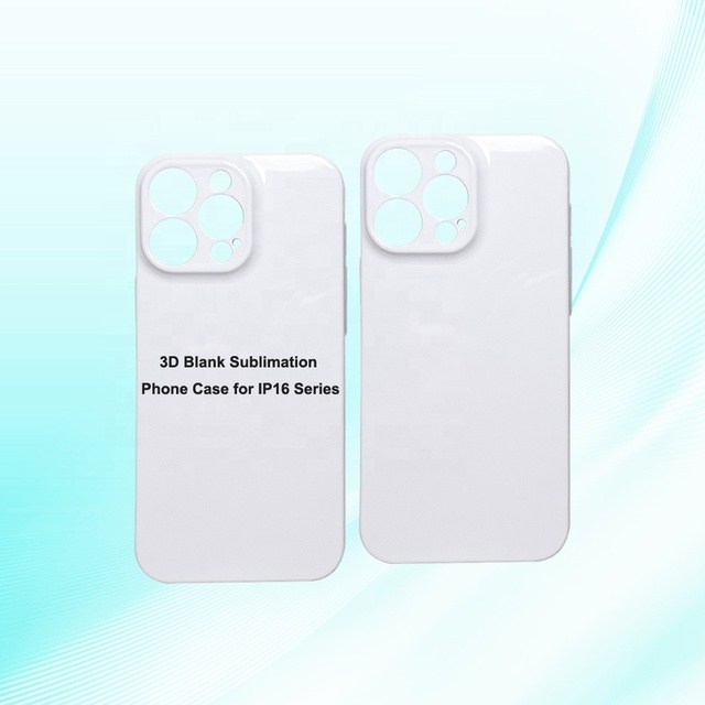 Hot Sale Uncoated 3d Film PBT Plastic Sublimation Blank Phone Case for iphone 16 Pro