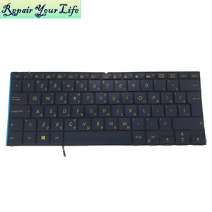GK กรีกแบ็คไลท์แป้นพิมพ์แล็ปท็อปสำหรับเอซุส เซนบุ๊ค ฟลิป เอส UX370UA UX370UAF 0KN1-1V1GR12 0KNB0-2603GR00 แป้นพิมพ์ใหม่สีฟ้า - Product Image 1