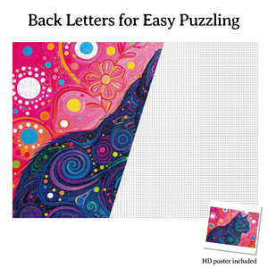 Custom Manufacturer Printing Factory <b>Jigsaw</b> <b>Puzzle</b> Psychedelic <b>Cat</b> OEM for Kids Family Adult - Product Image 6