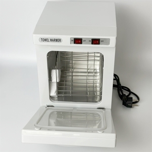 Una máquina de gabinete calentador de toallas calientes de gran capacidad con gabinetes esterilizadores de desinfección doble para salón de spa - Product Image 5
