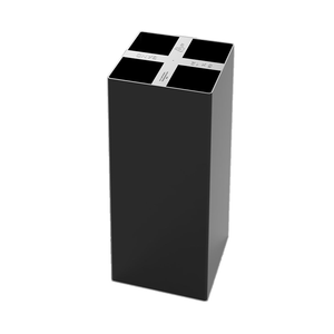 Pote de plantas Empilhamento embutido para costelas Inibir <span class=keywords><strong>Root</strong></span> Swirling Cross Bottom Square Nursery Pote para estufa e berçário - Product Image 3