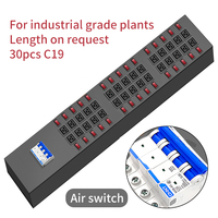 Prise PDU de qualité industrielle, longueur spécifique à l'usine, personnalisée, 30 positions, prise intelligente C19, haute puissance, multiprise, protection contre les surcharges
