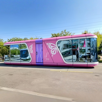 Capsule de camping scénique célèbre, hébergement mobile personnalisé, capsule spatiale, bureau intégré préfabriqué de luxe