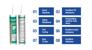 GP silikon dolgu beyaz saydam siyah inşaat doldurmayı ücretsiz örnekleri yapıştırıcılar ve sızdırmazlık - Product Image 3