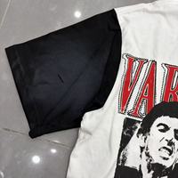 T-shirts pour hommes VARE ALL DAY, vêtements de marque de haute qualité, design à blocs de couleurs noir et blanc, effet délavé à l'acide, vente en gros par fournisseur