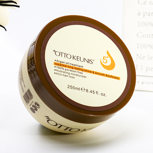 Masque capillaire hydratant à l'huile d'argan avec vitamine A et E Fournit une hydratation profonde et une réparation personnalisable - Product Image 1