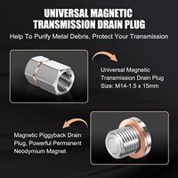 Nuevo Tapón Magnético Universal M14*1.5 para Drenaje de Aceite de Transmisión |   Acero Inoxidable 304 |   Eliminación de Residuos Metálicos + Protección Contra Fugas