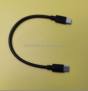 Cable de Carga Rápida USB C a USB C de Doble Cabeza de 15cm, 20cm, 25cm, Tipo C PD, para Transferencia de Datos y Carga - Product Image 2
