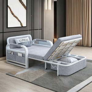 <span class=keywords><strong>Divano</strong></span> <span class=keywords><strong>Letto</strong></span> Pieghevole Multifunzione per la Casa in Offerta 2024, <span class=keywords><strong>Letto</strong></span> Singolo Estraibile a Doppio Uso con Struttura in Legno - Product Image 3