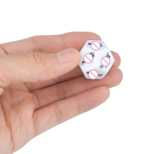 Jeu de dés de position de sexe d'<span class=keywords><strong>action</strong></span> de 25mm D12 jeu de société de dés de sexe de couple polyédrique - Product Image 5