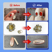 Colle à strass Nianlida 50ml, adhésif transparent pour bijoux et artisanat, séchage lent, sans jaunissement, forte adhérence, accessoire de réparation DIY