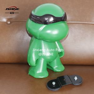 Mascota de Tortuga Ninja con los Ojos Vendados, Verde, de 14 Pulgadas, para Camiones, Remolques y SUV, con Nuevo Imán en la Parte Posterior para Publicidad, JSHINE, Plástico - Product Image 3