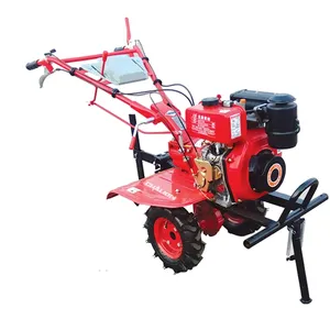 Lage Prijs Farm Mini Power Tiller Cultivator 6.3kw Dieselmotor Tuin Helmstok Mini Power Helmstok Met Zaaimachine Prijs In Uganda