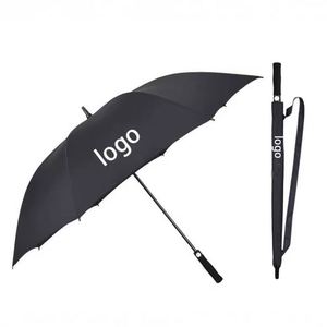 Paraguas de Golf Recto Súper Resistente a Tormentas con Fibra Reforzada para Dos Personas, Personalizable con Logotipo, Plástico para Logotipo de Coche - Product Image 1
