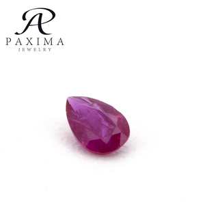 Paxima Đồ Trang Sức 5A Chất Lượng Truy Nguồn Gốc Tự Nhiên Đá Quý 2*3Mm Lê Cắt Tự Nhiên Của <span class=keywords><strong>Ruby</strong></span> - Product Image 1