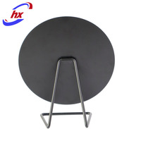 Miroir cosmétique rond noir Portable miroir de Table de bureau personnalisé pour salle de bain petite Table de maquillage