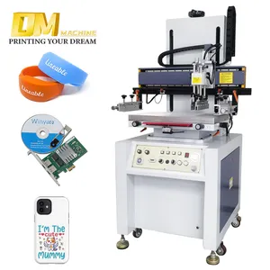 Manufactory direct sale customizable 4060s semi automatic screen printing machine for flat box
