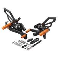 NICECNC pour KTM 390 Duke 2024 2025 2026 Kit de repose-pieds arrière réglables en aluminium CNC