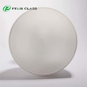 Cúpula de Vidrio Blanco Lechoso de Tamaño Personalizado, Cubierta de Media Cilindrada para Lámpara LED Regulable, para Lámparas de Araña y de Mesa - Product Image 2