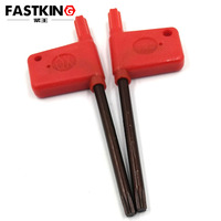 S2 merah perunggu selesai bendera tipe T6 Torx kunci merah bendera Torx Spanner dengan OEM kustomisasi sistem pengukuran metrik