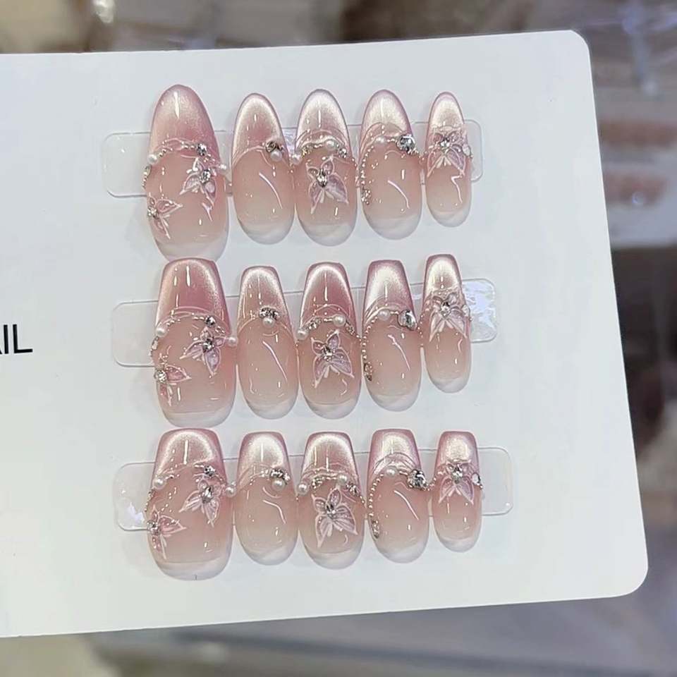 Handmade Phototherapy Wear Manicure Angel Kiss Wholesale Finished ...