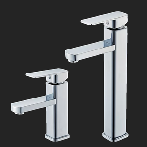 Moderno rubinetto lavabo a maniglia singola con rubinetto quadrato per lavabo termostatico con manico singolo miscelatore miscelatore - Product Image 5