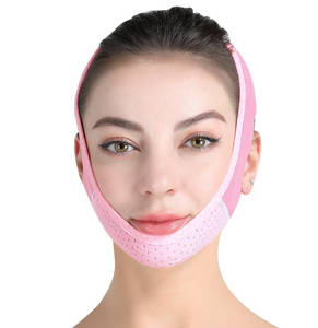 <span class=keywords><strong>Bandage</strong></span> de mentonnière post-chirurgical pour femmes Cou et menton Compression vêtement Wrap visage plus mince - Product Image 5