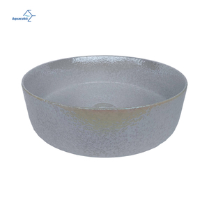 Lavabo in Metallo <span class=keywords><strong>Liquido</strong></span> - Lavandino da Appoggio in Ceramica con Finitura <span class=keywords><strong>a</strong></span> Specchio Elettroplaccata - Product Image 2