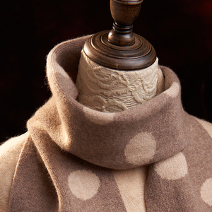 New Design Korean Winter Warm Silk <strong>Wool</strong> Scarf Soft Knitted Scarf <strong>Shawl</strong> <strong>100</strong>% Real Cashmere Scarf - Product Image 3