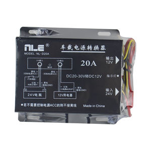 หม้อแปลงไฟรถยนต์คุณภาพสูง 20A แปลงไฟ DC 24 โวลต์ เป็น 12 โวลต์ - Product Image 1