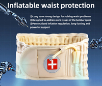 Ceinture de Décompression Lombaire Gonflable pour le Soulagement des Douleurs du Bas du Dos, Dispositif de Traction Spinale par Air pour Homme et Femme