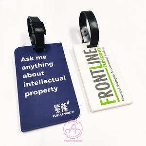 Etiqueta de equipaje de PVC personalizada, correa de bucle atractiva y duradera, etiqueta de equipaje de goma, etiqueta de equipaje de PVC duro - Product Image 2