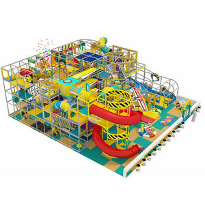 Aire de jeux intérieure haut de gamme pour la gymnastique avec trampoline, mur d'escalade souple, zone de saut et tyrolienne - Product Image 4