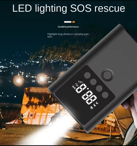 Bomba de aire de arranque de coche de gran capacidad, 899800mAh, 4 en 1, 12V, con linterna SOS, inflador de neumáticos de carga para teléfono móvil, 150psi - Product Image 4