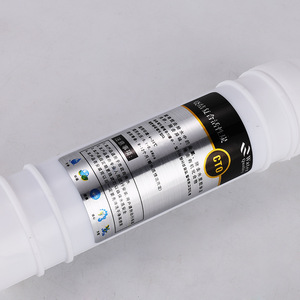 Cartucho de Filtro CTO de 10 Pulgadas, Repuesto de Purificador de Agua de Carbón Comprimido para Uso Doméstico - Product Image 1