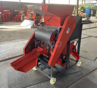 Machine à Décortiquer Rouge Spéciale pour Graines, Brise-Coque pour Arachides, Décortiqueuse de Cacahuètes et Dépelliculeuse