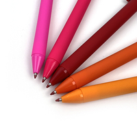 Stylos à bille en gel multicolores en plastique bon marché pour l'école, avec logo personnalisé imprimé OEM rétractable pour la papeterie