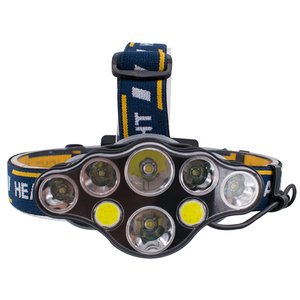 Super brillante 8LED USB recargable <span class=keywords><strong>cabeza</strong></span> lámpara T6 Cob rojo al aire libre <span class=keywords><strong>de</strong></span> alta potencia impermeable Camping <span class=keywords><strong>linterna</strong></span> - Product Image 1
