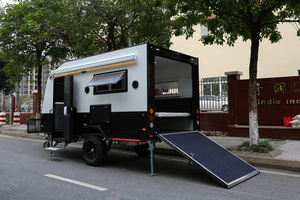 Caravane tout-terrain légère sur mesure Ecocampor Factory, maison de camping-car de 14,6 pieds, remorque de camping moderne, tente de camping pour les <span class=keywords><strong>voyages</strong></span> - Product Image 4