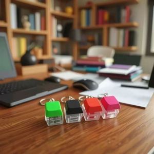 Juguete Antiestrés Creativo de Plástico con Botones de Teclado, Llavero, Alivia el Estrés, para Edades de 8 a 13 Años, Unisex, Toysrunner RPP0058 - Product Image 4