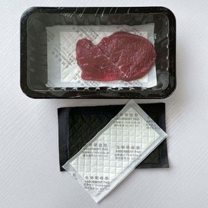 Biodegradable Moisture Absorber Adsorption Pad in Meat Poultry Fruit Tray Food - Product Image 5