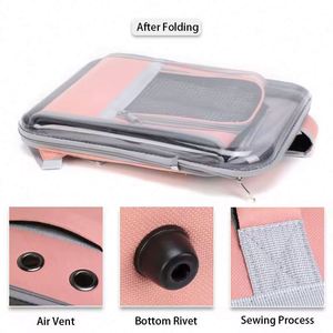 Muestra Gratis: Mochila de Viaje para Mascotas, Plegable, Gran Capacidad, Portátil, con Múltiples Ventilaciones, Espacio Extensible - Product Image 5