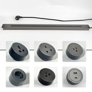 Sistema de riel montado en la pared de potencia inteligente de aluminio multifunción 32A enchufe 3 riel de potencia de montaje empotrado de cocina para - Product Image 4