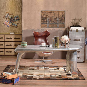 كرسي مكتب طراز علوي صناعي عتيق ، كرسي طيار لغرفة المعيشة والمكتب - Product Image 5