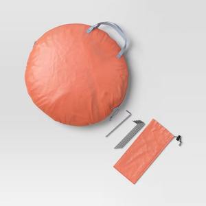 Di alta qualità 2 persone facile da impostare UPF 50 + spiaggia riparo 100% poliestere rosa Pop-up spiaggia Cabana tenda con sacchetti di sabbia - Product Image 4