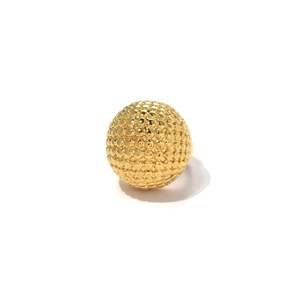 แหวนแฟชั่น สแตนเลสสตีล 316L ชุบทอง PVD ทนทาน เป็นมิตรต่อสิ่งแวดล้อม - Product Image 1